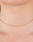 CHOKER DORADA CON ZIRCONIA