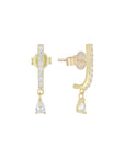ARETE CON CZ COLGANDO