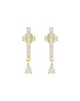 ARETE CON CZ COLGANDO