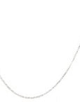 Cadena de plata 40+5cm eslabon chico .925