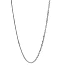 Cadena de plata 40+5cm eslabon chico .925