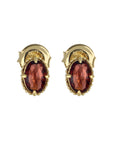 BROQUEL PIEDRA OVAL GRANATE