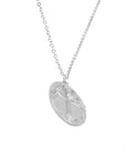 CADENA / CRUZ CIRCULO CON ZIRCONIAS PLATA 925