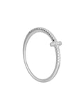 ANILLO CRUZ CON ZIRCONIA