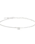 PULSERA CON DIJE ROMBO Y ZIRCONIAS