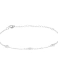 PULSERA TRES DIJES CON ZIRCONIA