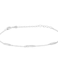 PULSERA TRES DIJES BARRA