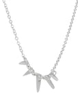 CADENA CON DIJE PICOS Y ZIRCONIAS