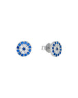BROQUEL OJO TURCO/PLATA.925/BAÑO RODIO/7MMX7MM