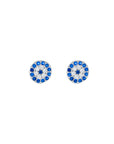 BROQUEL OJO TURCO/PLATA.925/BAÑO RODIO/7MMX7MM