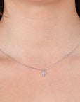 GARGANTILLA CRUZ MINI CON ZIRCONIA