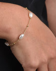 PULSERA CON PERLAS