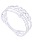 Anillo figuras planas plata .925