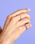 Anillo figuras planas plata .925