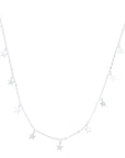 Gargantilla estrellas lisas colgantes