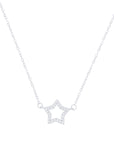 CADENA DIJE ESTRELLA CON ZIRCONIAS