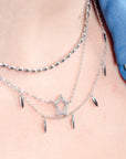 CADENA DIJE ESTRELLA CON ZIRCONIAS