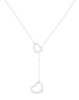 COLLAR DOBLE CORAZON LISO