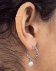 ARETE CURVO ESFERAS Y PERLA NATURAL