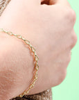 PULSERA ESLABONES ENTRELAZADOS