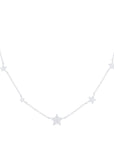 GARGANTILLA DIJE LUNA CON ZIRCONIAS COLGANTES