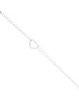 PULSERA ASIMETRICA CORAZON LISO