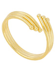 ANILLO TRES BANDAS CON ESFERAS AJUSTABLE