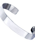 Pulsera rígida de plata