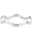 PULSERA TIPO ARO CON ONDAS LABRADA