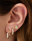 Arracada mini y zirconias