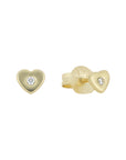 BROQUEL CORAZON CON CZ