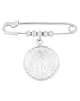 Broche con medalla virgen Guadalupe