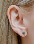 Broquel palmera con zirconias