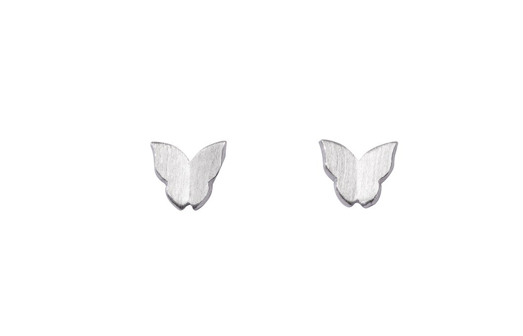 Broquel mariposa plata