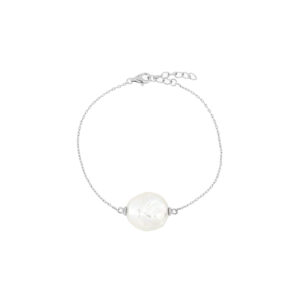 Pulsera de cadena con Perla Barroca