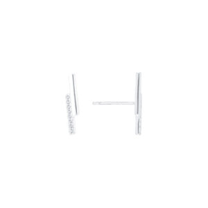 Aretes de Plata con Zirconias