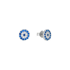 Broqueles Ojo Turco de Plata .925