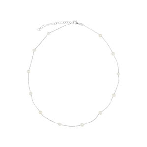 Gargantilla de Plata con Perlas naturales