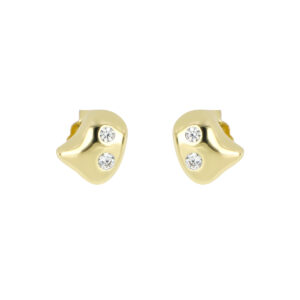 Broqueles Irregulares con Zirconia Natural