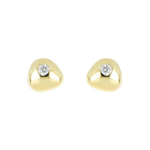 Broqueles Irregulares con Zirconia natural