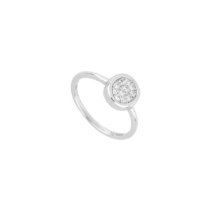 Anillo de plata con Zirconias