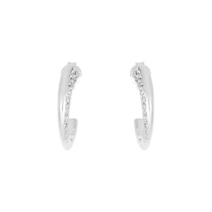 Arracadas de plata con Zirconia natural