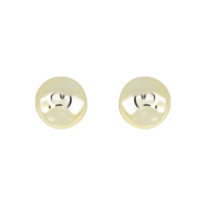 Broquel Martillado de plata baño de Oro