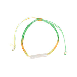 Pulsera de Hilo Multicolor con Perla Keshi