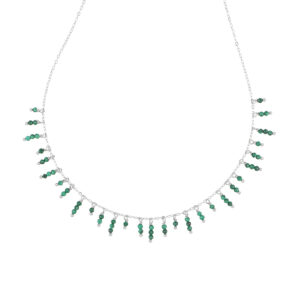 Gargantilla Collar Colgante con Malaquita