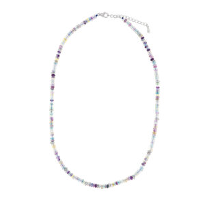 Gargantilla de plata con Fluorita Rondel