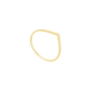 Anillo Tiara de plata con baño de Oro