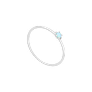 Anillo de plata con Ópalo Azul