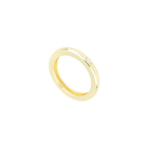 Anillo Grueso de plata con Zirconia natural