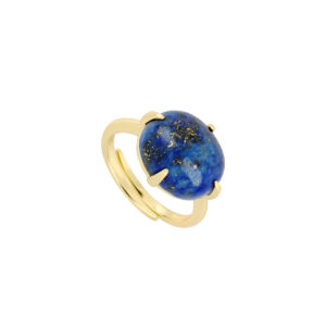 Anillo de plata con Lapislázuli